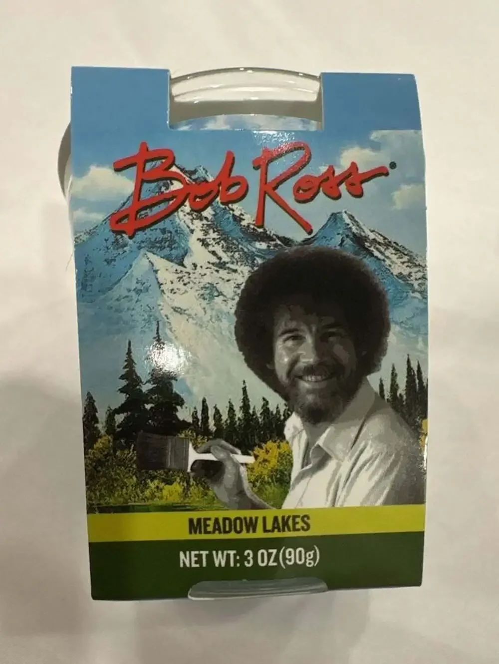 Bob Ross 4-Pack 3 oz Scented Glass Jar Candle Set